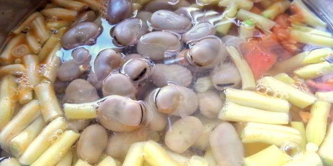 Рецепт супа с сезонными бобовыми