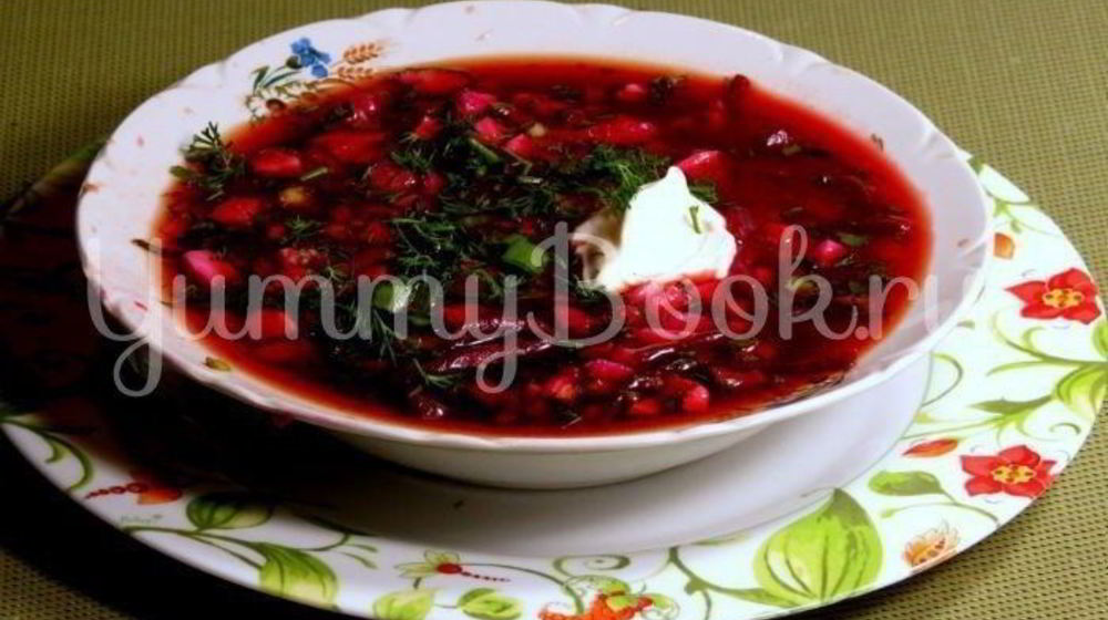 Как приготовить холодный борщ