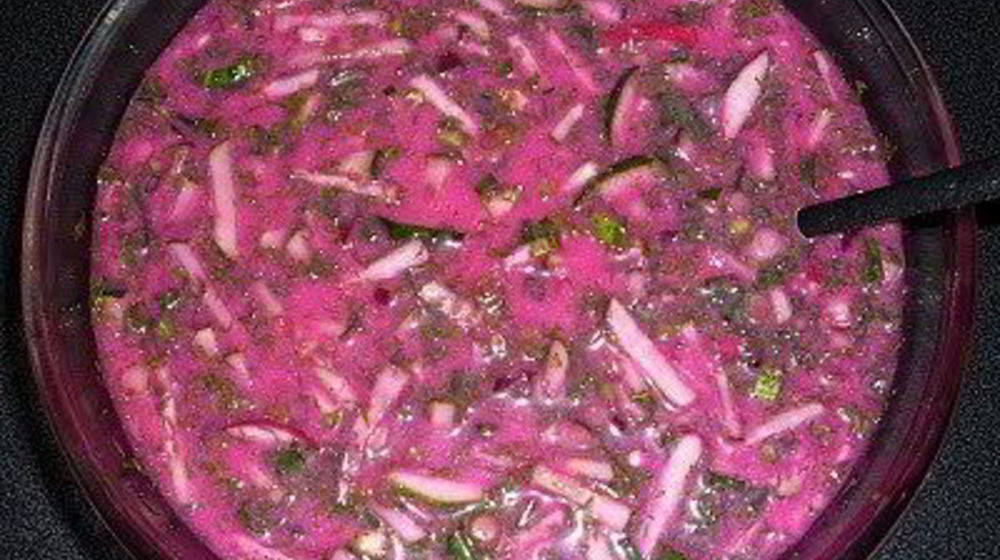 Как приготовить холодный свекольник