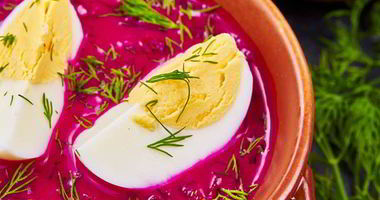 Рецепт Свекольника из свежей свеклы со шпинатом