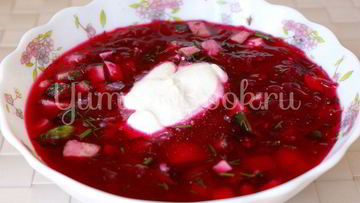 Рецепт Свекольника — холодника по-белорусски