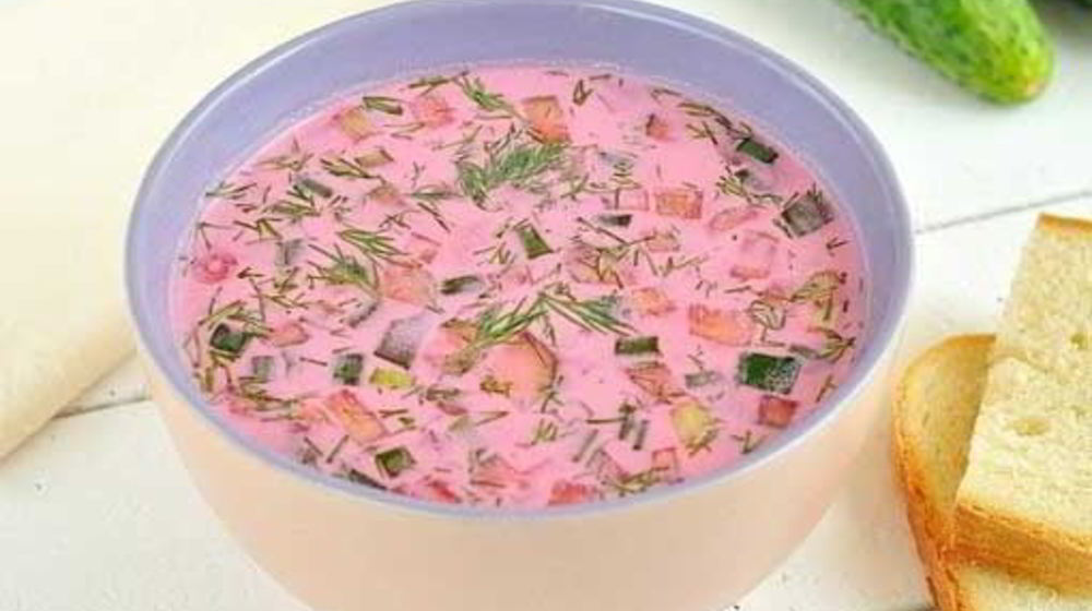 Как приготовить свекольник холодный с мясом