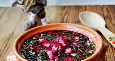 Рецепт Свекольника холодного с ветчиной