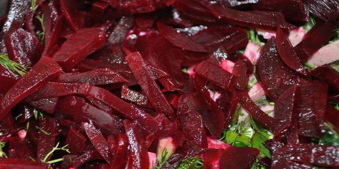 Рецепт свекольника холодного с ветчиной