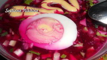 Рецепт Свекольника холодного