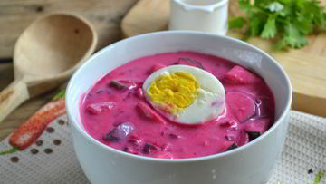 Рецепт Свекольника классического холодного