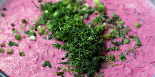 Рецепт свекольника на кефире