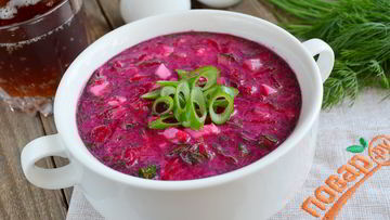 Рецепт Свекольника на хлебном квасе