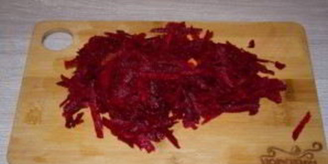 Рецепт свекольника постного