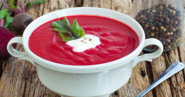 Рецепт Свекольника-пюре из запеченных овощей на кефире