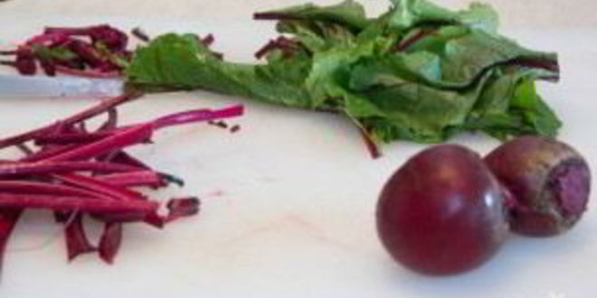 Рецепт свекольника с ботвой холодный