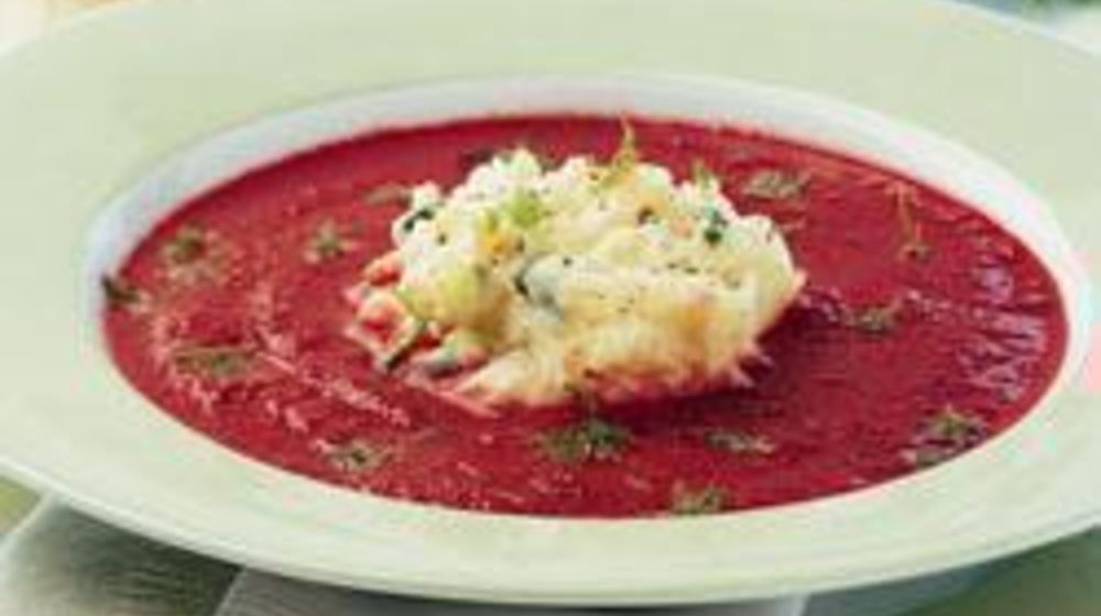 Как приготовить свекольник с фенхелем и овощным пюре