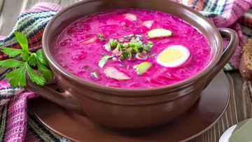 Рецепт Свекольника с маринованной свеклой