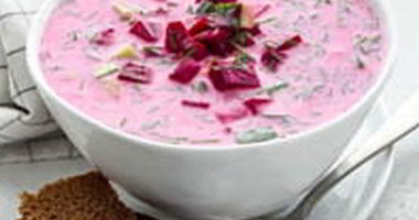 Рецепт Свекольника со щавелем и кедровыми орешками на минеральной воде