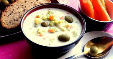 Рецепт Овощного сырного супа