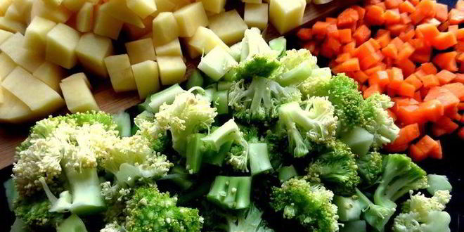 Рецепт овощного сырного супа