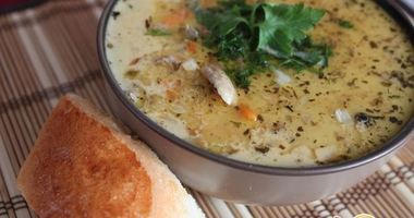 Рецепт Сырно-чесночного чешский суп