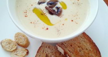 Рецепт Сырного крема-супа с гренками