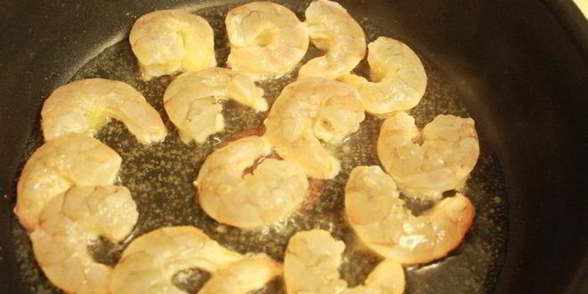 Рецепт сырного крема-супа с креветками