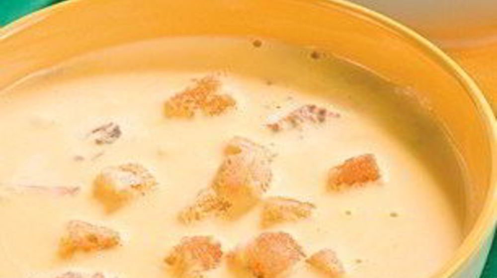 Как приготовить сырный крем-суп с морепродуктами