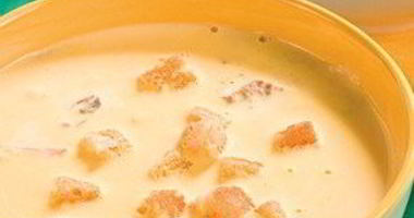 Рецепт Сырного крема-супа с морепродуктами