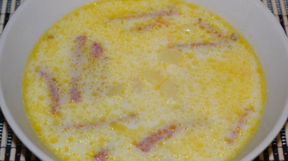 Как приготовить сырный суп из плавленого сыра с колбасой