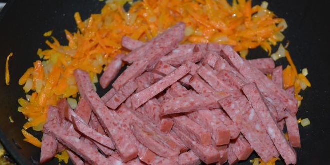 Рецепт сырного супа из плавленого сыра с колбасой