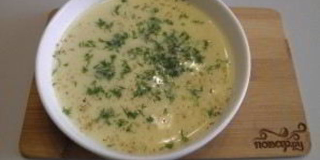 Рецепт сырного супа из плавленых сырков