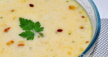 Рецепт Сырного супа с фасолью