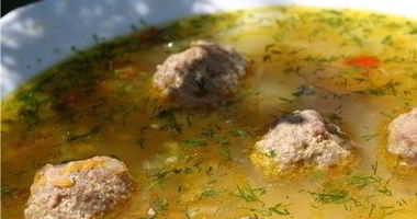 Рецепт Сырного супа с фрикадельками