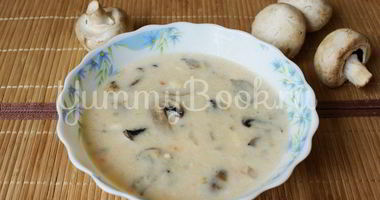 Рецепт Сырного супа с грибами