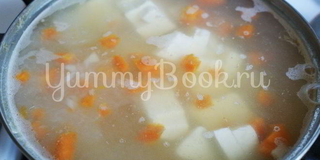 Рецепт сырного супа с грибами