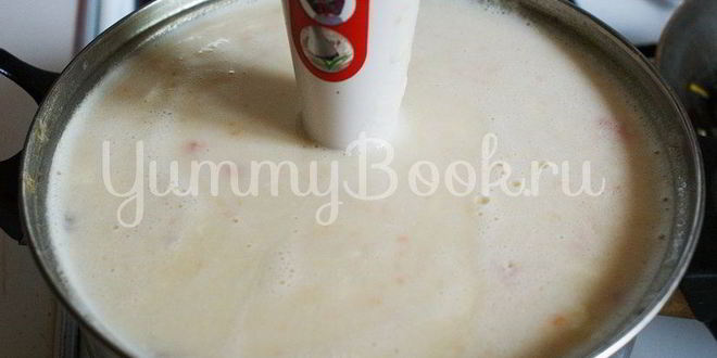 Рецепт сырного супа с грибами