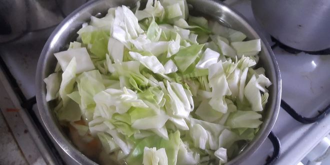 Рецепт сырного супа с капустой курицей и плавленным сыром