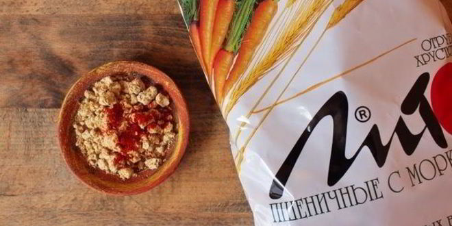 Рецепт сырного супа с хрустящими морковными отрубями