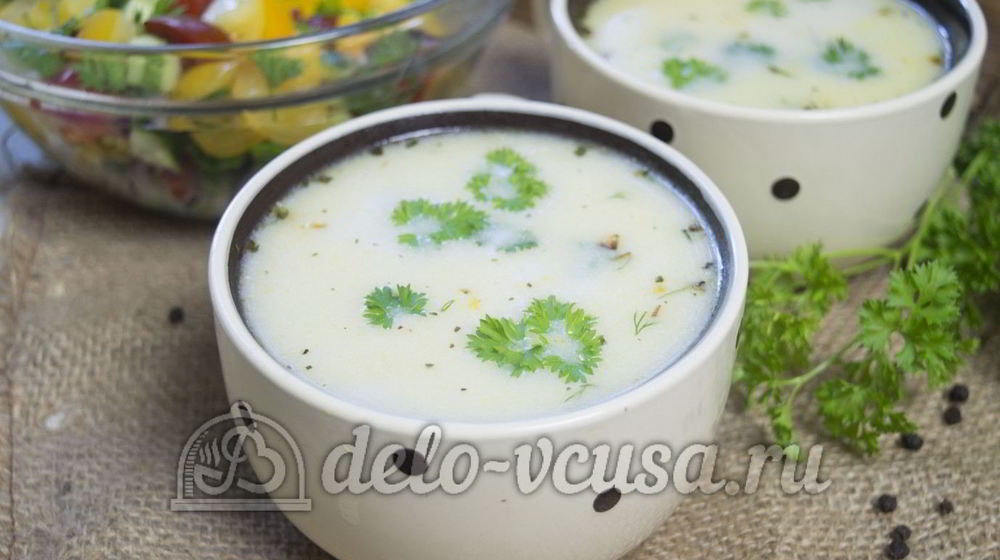 Как приготовить сырный суп с куриным филе