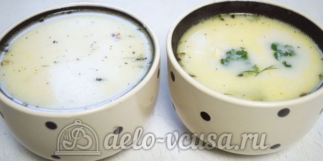 Рецепт сырного супа с куриным филе