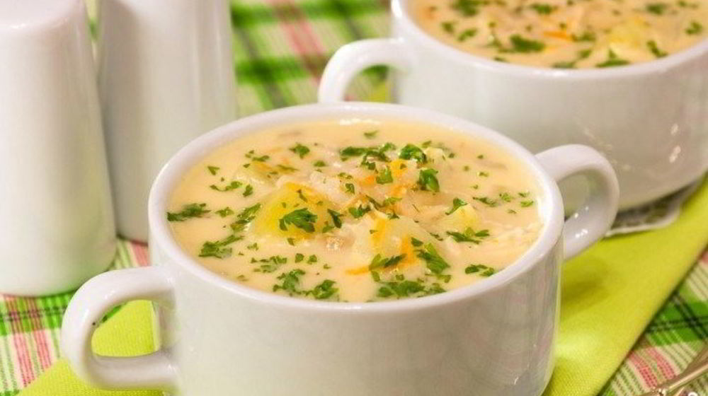 Как приготовить сырный суп с рисом