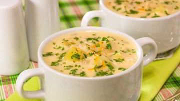 Рецепт Сырного супа с рисом