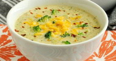 Рецепт Сырного супа с шампиньонами и брокколи