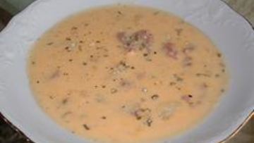 Рецепт Сырного супа с ветчиной и картошкой