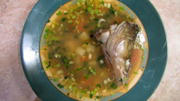 Рецепт Ухи из головы и хвоста