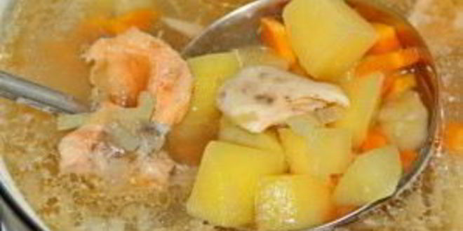 Рецепт ухи из красной рыбы