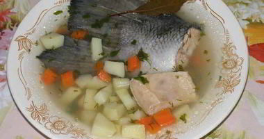 Рецепт Ухи из семги по-русски