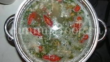 Рецепт Ухи с раками и икрой