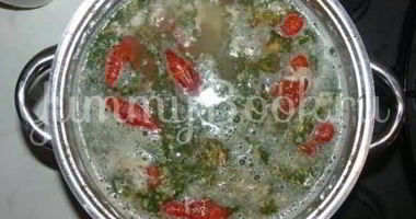 Рецепт Ухи с раками и икрой