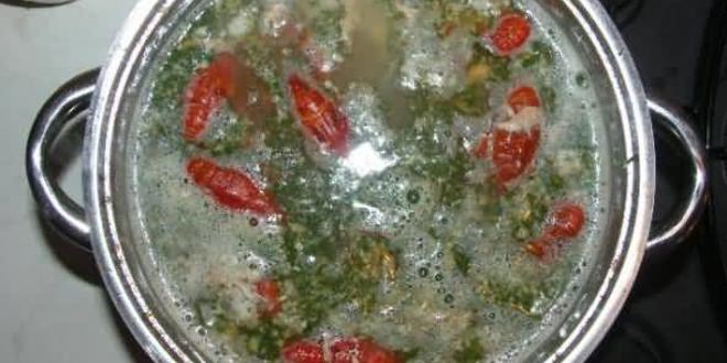 Рецепт ухи с раками и икрой