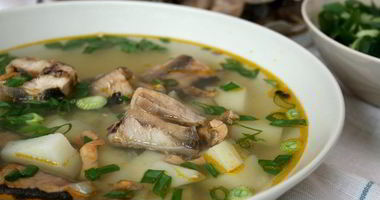 Рецепт Ухи с яйцом