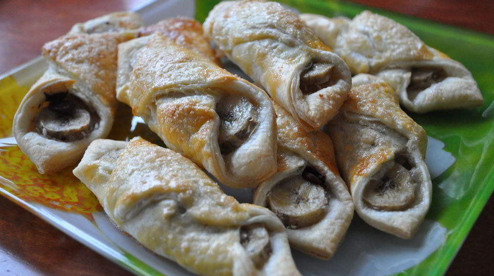 Как приготовить банановые конвертики