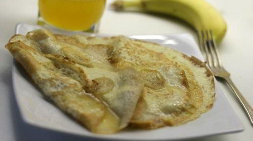 Как приготовить банановые блинчики